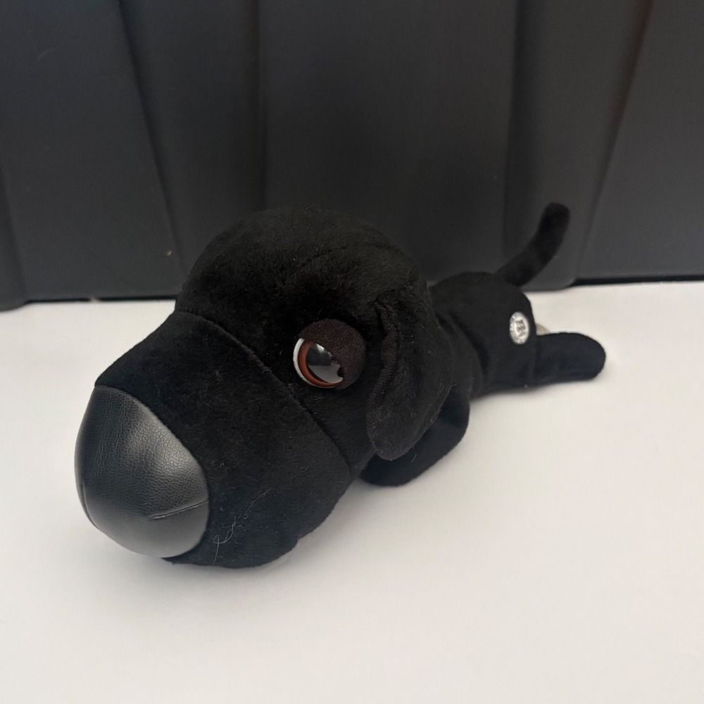 Artlist Collection The Dog Black Labrador Retriever Plush Big Head with Collar